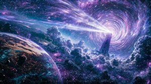The Violet Planet Above Ruins - Space Ambient Music & Interstellar Atmospheres