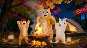 Волшебное осеннее приключение котика и зайчика 🐱🐰 (Согревающая история)