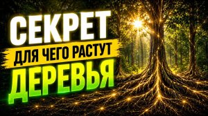 СЕКРЕТ ДЛЯ ЧЕГО РАСТУТ ДЕРЕВЬЯ