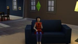 The Sims 4 Машка смотрит телевизор