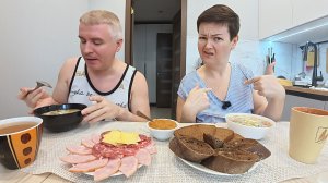 Мукбанг чей ХОЛОДИЛЬНИК?! Нагадил УБЕРИ ЗА СОБОЙ! Теория разбитых ОКОН! Семейный обед в России