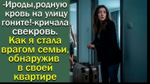 - Ироды, родную кровь на улицу гоните!- кричала свекровь. Как я стала врагом семьи, обнаружив