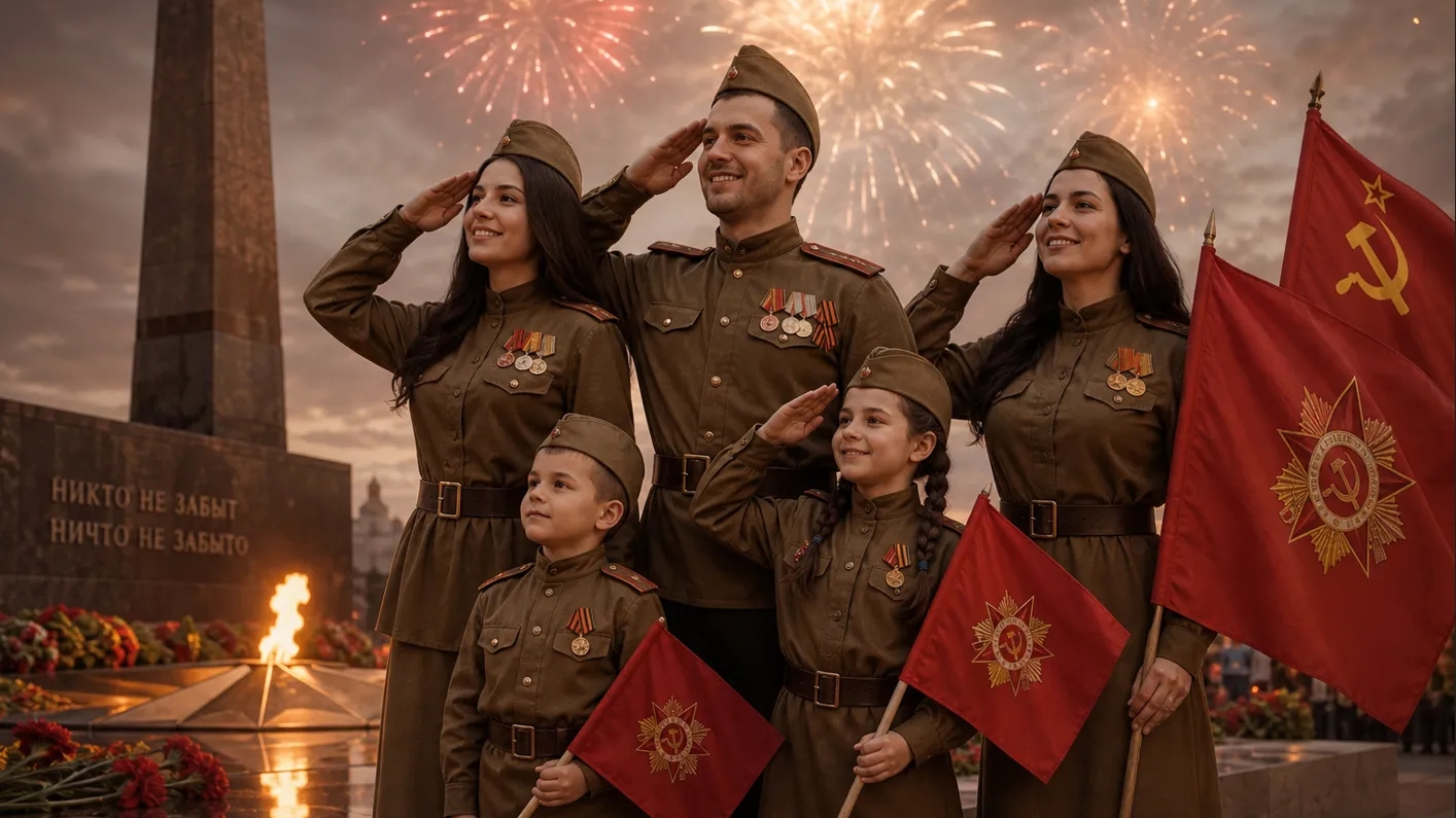 Была весна-весна Победы! С праздником 9 мая! Шикарная музыкальная открытка.