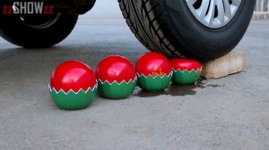 Experimento_ Sandías VS Rueda de Coche _ Aplastando Cosas Crujientes con el Coche