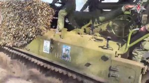 Боевая работа САУ «Гиацинт-С» ГрВ «Запад»