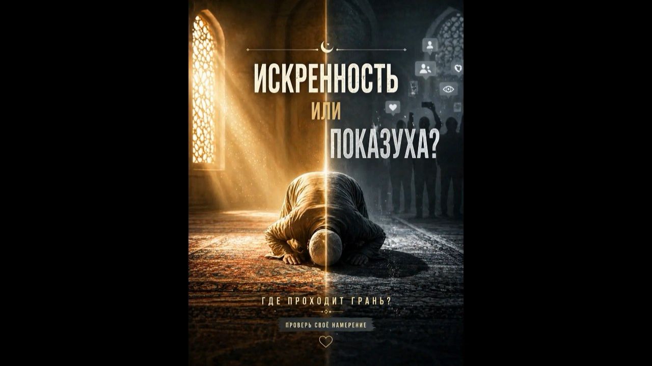 Искренность и показная набожность