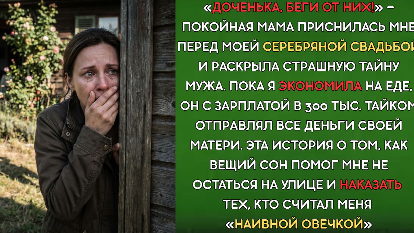 25 ЛЕТ БРАКА РУХНУЛИ ЗА ОДИН ДЕНЬ: сон мамы спас меня от предательства....