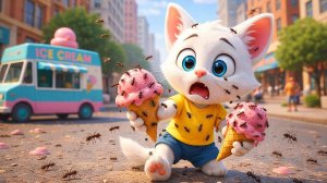 ИГРИВЫЙ КОТЕНОК НАСЛАЖДАЕТСЯ ЛЕТНИМ ДНЕМ!!! КОРОТКИЙ МУЛЬТФИЛЬМ Анимация