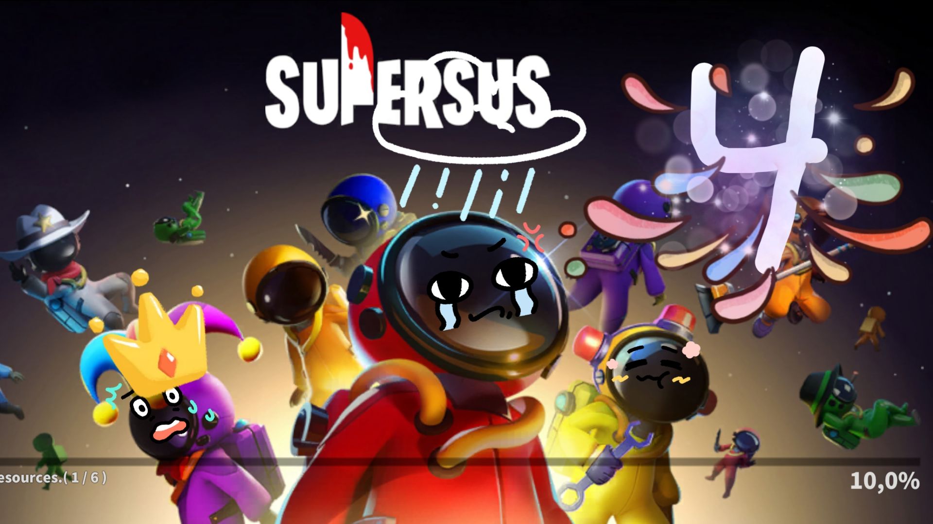 Играю в игру super SUS