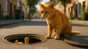 КОТЕНОК ПРОВАЛИЛСЯ В КАНАЛИЗАЦИЮ!!! АНИМАЦИЯ