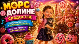 🍰🐾 Морс в Долине Сладостей! 🍭 Оживают Десерты и Исполняются Мечты — Весёлая Песенка)