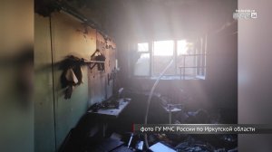 Меховое ателье в многоквартирном доме на улице Обручева выгорело в Братске