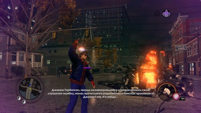 Saints Row  The Third. Небольшие разборки на сверх скоростях.