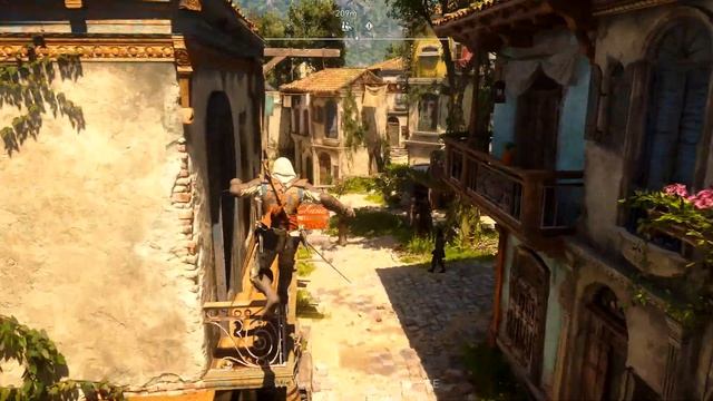 Assassin's Creed Black Flag Resynced — геймплейный ролик: Улучшенный паркур