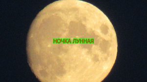 Ночка лунная...