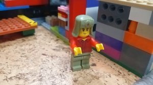 авария поезда в Lego
