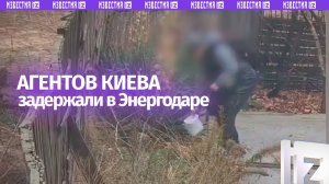 Четырех украинских агентов задержали в запорожском Энергодаре