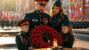 9 мая! Помним и гордимся! С Победой! Красивая музыкальная открытка.
