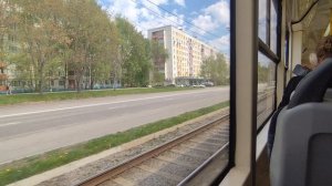 поездка на трамвае 71-623 КТМ-23 борт 2606 по маршруту 6к