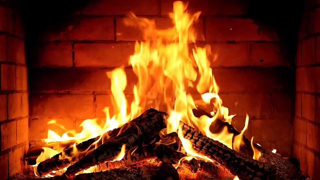 Камин 4К - Fireplace