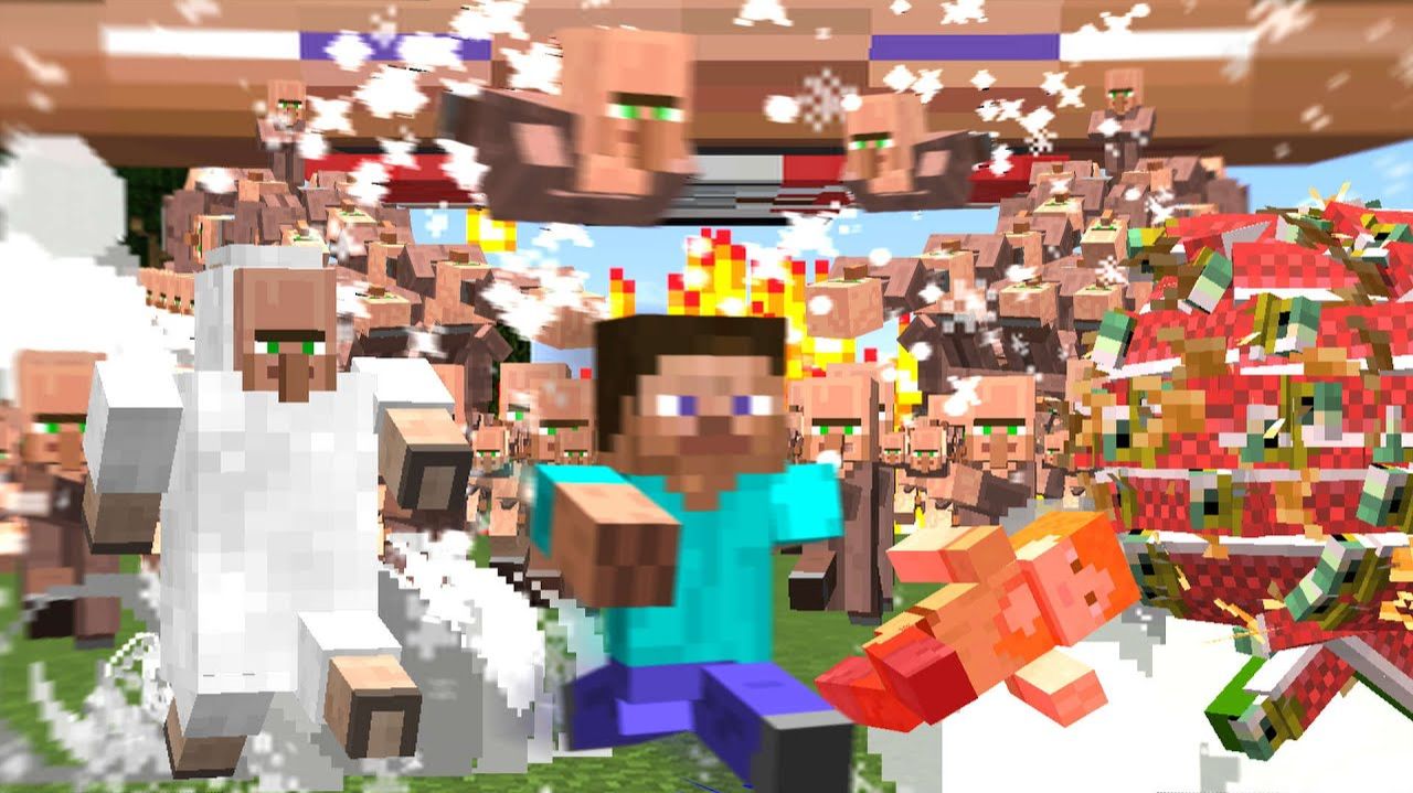 ПОДОЖДИ ЧТО Возвышение жителя (Minecraft) IX