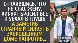 Истории из жизни Отчаявшись, что не спас жену, хирург бросил все и уехал в глушь… А заметив силуэт…