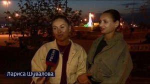 Первый в городе светомузыкальный фонтан открыли в Тюмени