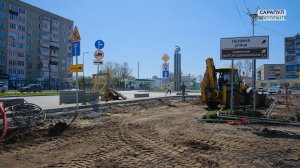 На площади 200-летия Сарапула идут ремонтные работы