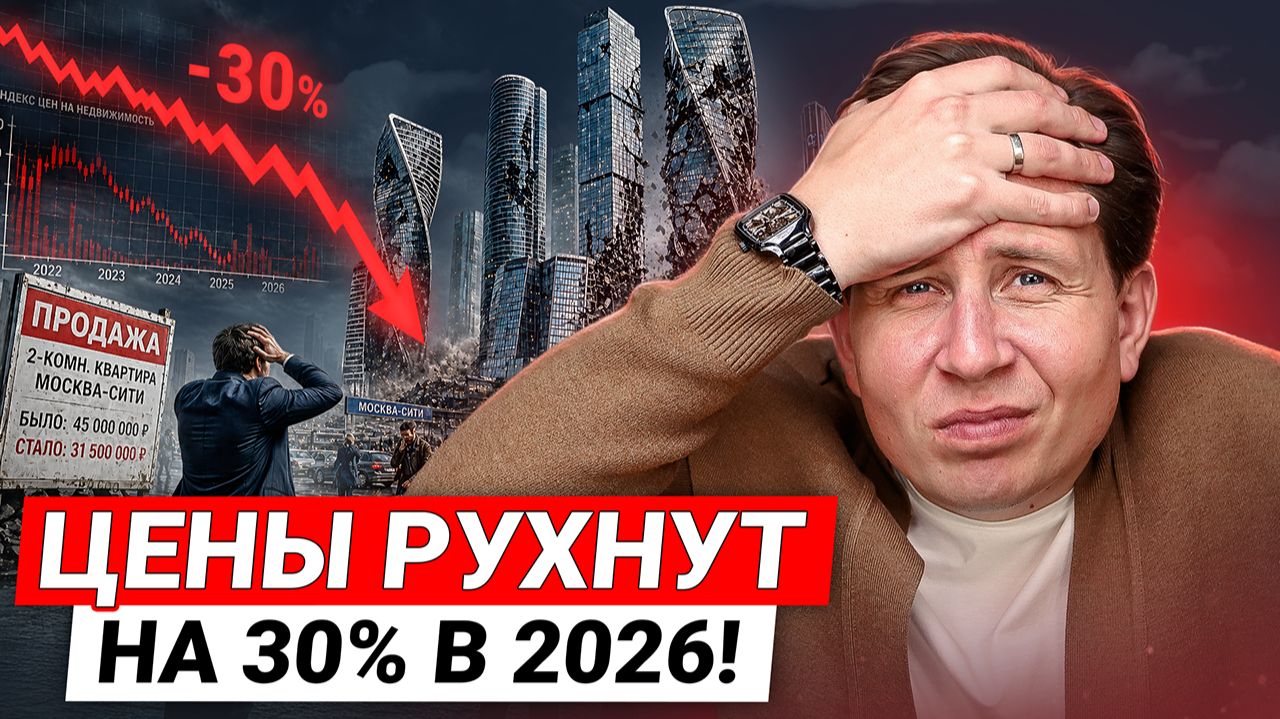 ЦЕНЫ на квартиры СКОРО РУХНУТ: Как застройщики начинают СЫПАТЬСЯ уже сейчас!