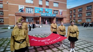 Праздничный парад, посвящённый 81 годовщине Победы в ВОВ. 1 классы