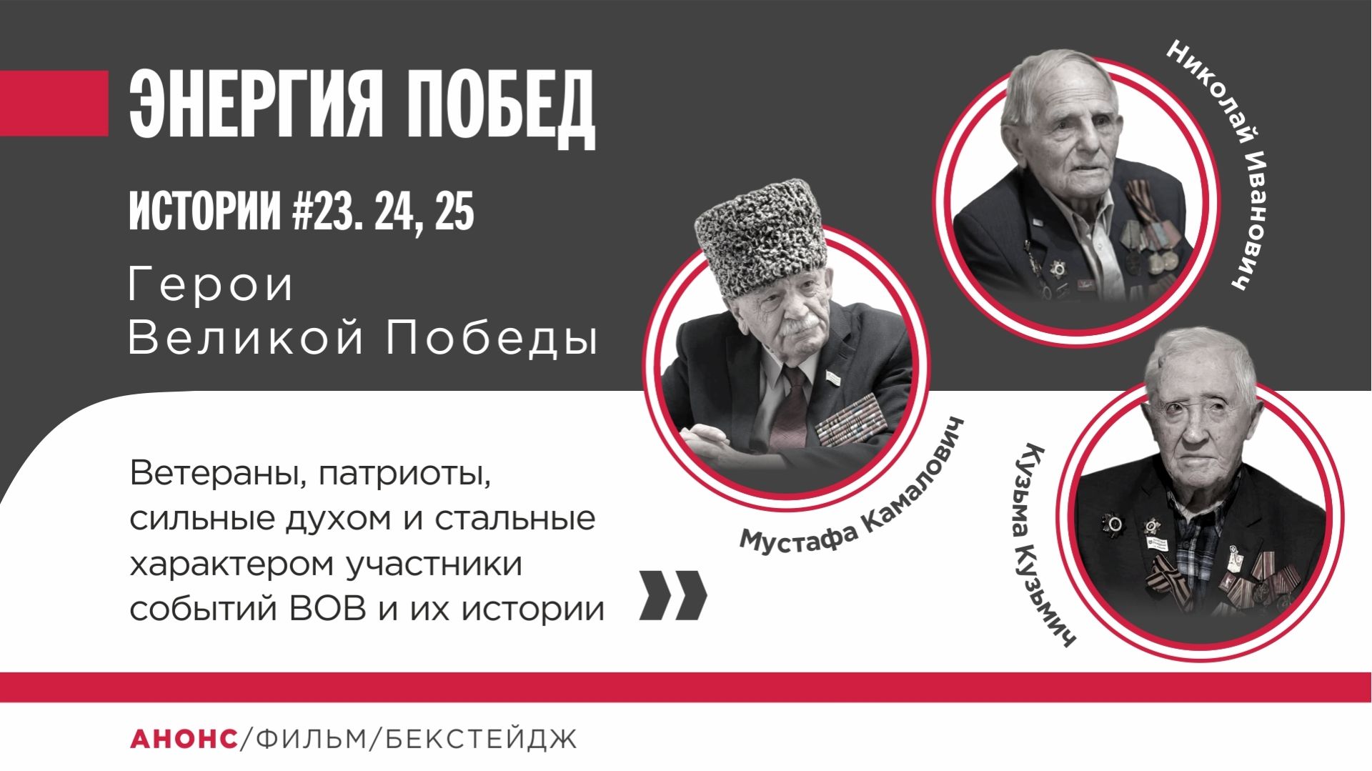 Герои Великой Победы: Абросимов, Караганов, Абдулаев смотреть онлайн