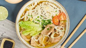 Рамен с бульоном