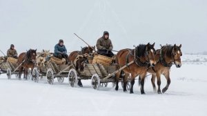 КАК ЖИЛИ ДРЕВНИЕ  мои пра, прабабушки и  прадедушки и переживали зиму .