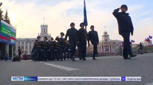 В Кемерове и Новокузнецке прошли генеральные репетиции торжественных маршей