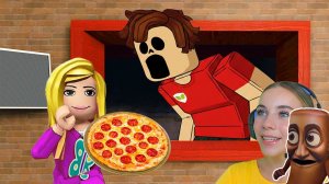 ГОТОВИМ ПИЦЦУ В НОЧНУЮ СМЕНУ С АЛЁНОЙ в ROBLOX!