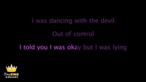 Demi Lovato - Dancing With The Devil (karaoke) (lm3d)
