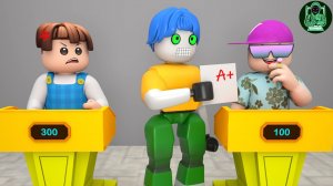 Мультфильм анимация. Роблокс Брукхейвен. Умный студент против студента-мошенника #роблокс