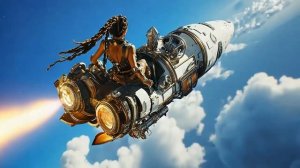 Видео и музыка сгенерированное нейросетью