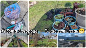 У нас есть план. Мягкие окна. Сею морковь,свеклу сажаю севок