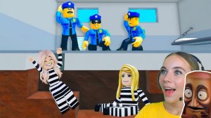 КОПАЕМ, ЧТОБЫ СБЕЖАТЬ ИЗ ТЮРЬМЫ в ROBLOX! С АЛЁНОЙ