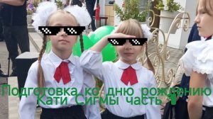 Будет трансляция или видео? (Подготовка к дню рождения Кати Сигмы часть 1)