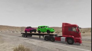 МАШИНКИ ДЛЯ ДЕТЕЙ: МОЛНИЯ МАККУИН НА ГРУЗОВИКЕ ПРОТИВ ОГРОМНЫХ ЯМ 🏎️🚚 КРАШ-ТЕСТ И ТАЧКИ
