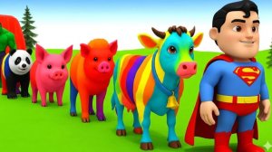 АДСКАЯ КАТКА С ДИКИМИ ЗВЕРЯМИ! 😱🐘 Корова, Слон и Горилла в ПОЛНОМ ХАОСЕ! 🤣 3D БЕЗУМИЕ