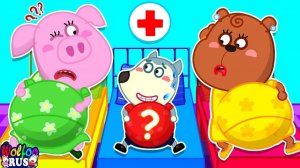 Вулфу беременна# - Вулфу изучает правила поведения для детей # Wolfoo Russian
