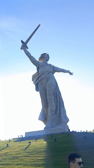 Мамаев Курган (Поездка в Волгоград) Родина Мать (Будни Пенсионера) #волгоград #shorts