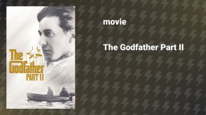 The Godfather Part II (movie, 1974)