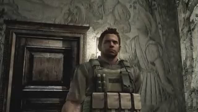 Resident Evil HD Remaster Приключение Криса Редфилд Загадка с Картинами #5