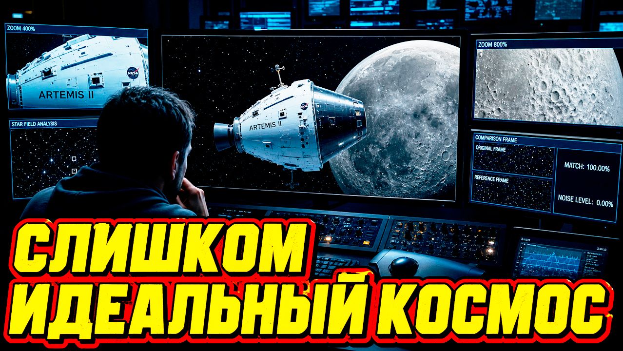 Архив кадров ARTEMIS II вызвал вопросы из-за слишком аккуратного космоса на официальных снимках смотреть онлайн