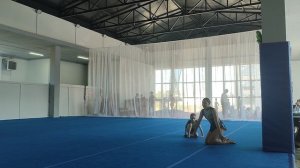 ЖП  3 спортивный, Гриднева Нина - Тимошенко Мария, ШСА « Пирамида «, Балансовое упражнение