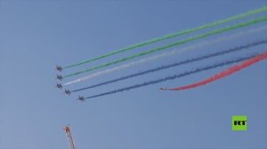 بألوان العلم.. «فرسان الإمارات» يزينون سماء أبوظبي احتفاء باليوبيل الذهبي لتوحيد القوات المسلحة